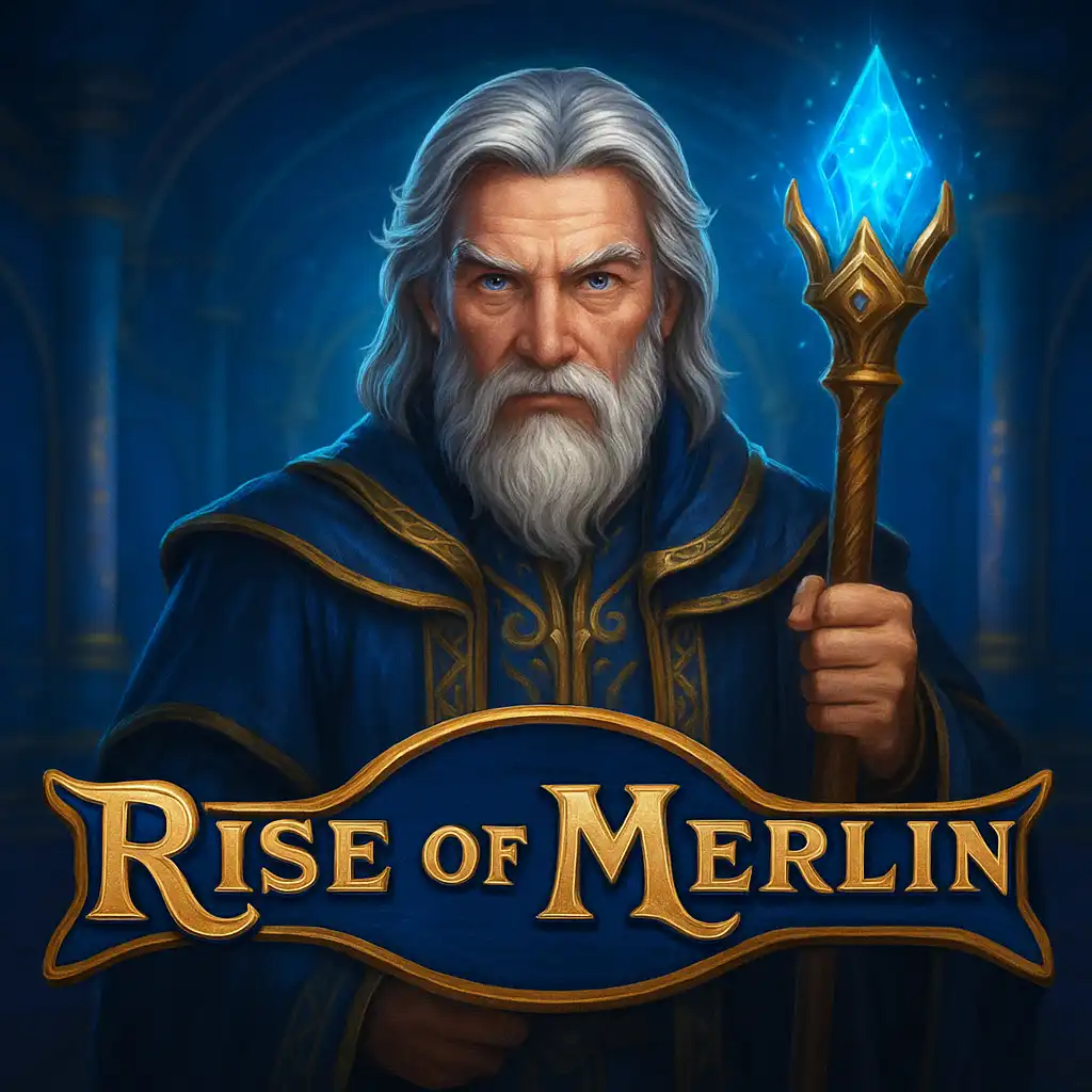 Rise of Merlin slot game artwork